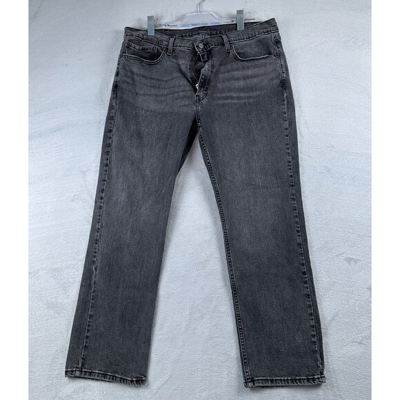 Levi Strauss & Co. Straight Leg Jeans Mens Size 38X30 Mid Rise S40196 Black - Picture 1 of 14